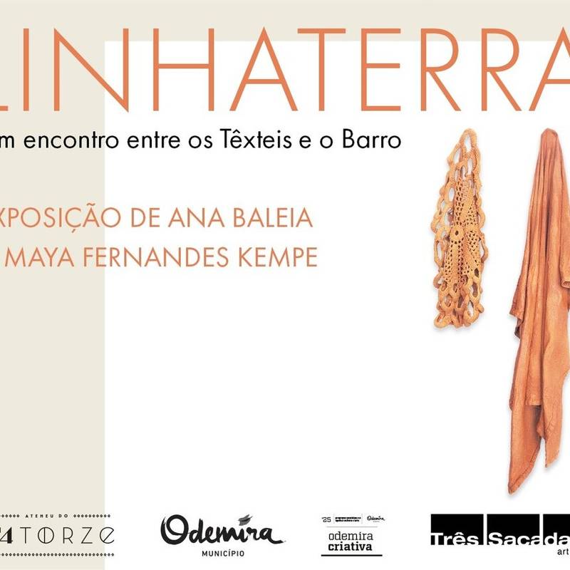 Exposição 'linhaterra', de Ana Baleia e Maya Fernanda Kempe