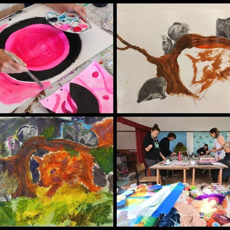 Paintflow e colagem