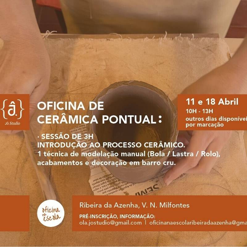 Oficina na Escola - Oficina de Cerâmica Pontual