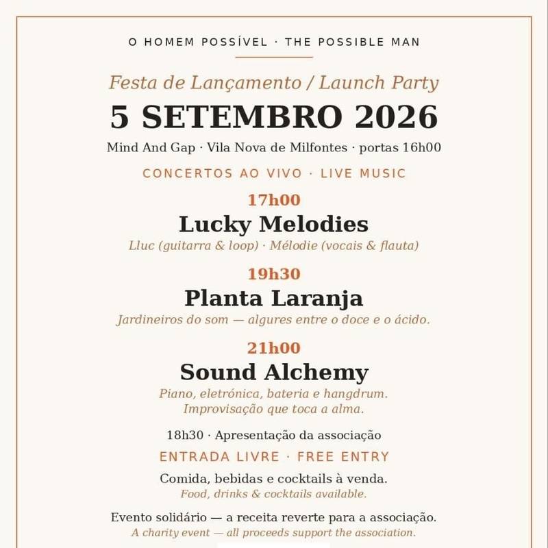 Festa de Lançamento de «The Possible Man»