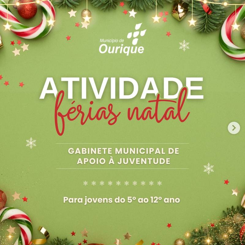 Férias de natal 2025 - Ourique