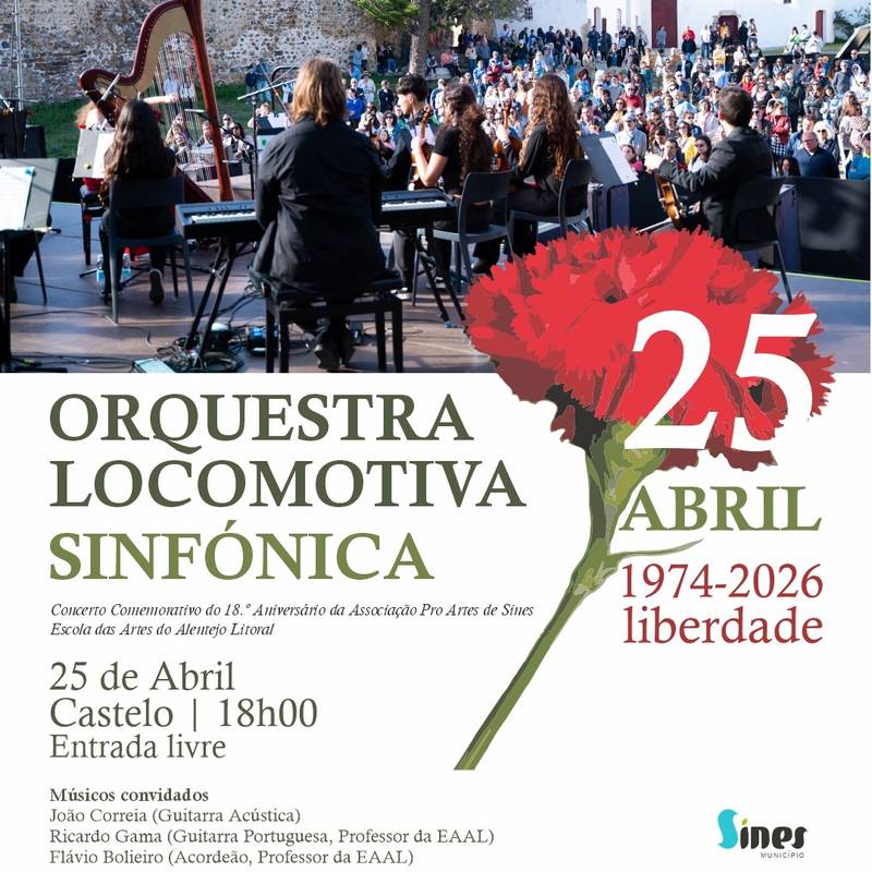 Concerto especial no Castelo de Sines da Orquestra Locomotiva