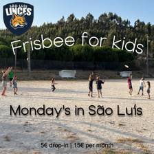 Frisbee para crianças