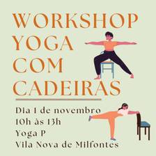 Workshop Yoga com Cadeiras