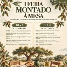 Feira montado à mesa