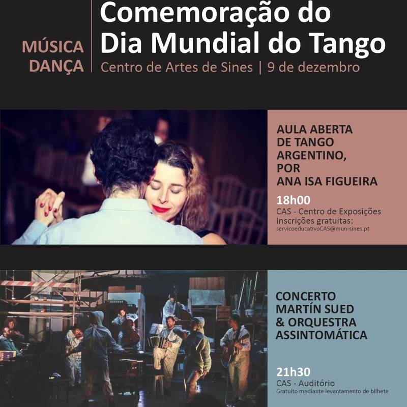 Comemoração do Dia Mundial do Tango
