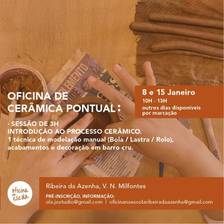 Oficina na Escola - Oficina de Cerâmica Pontual