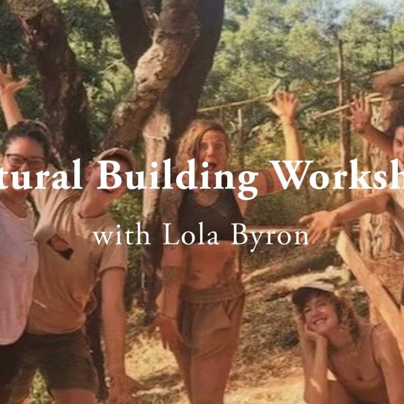 Oficina de construção natural com Lola