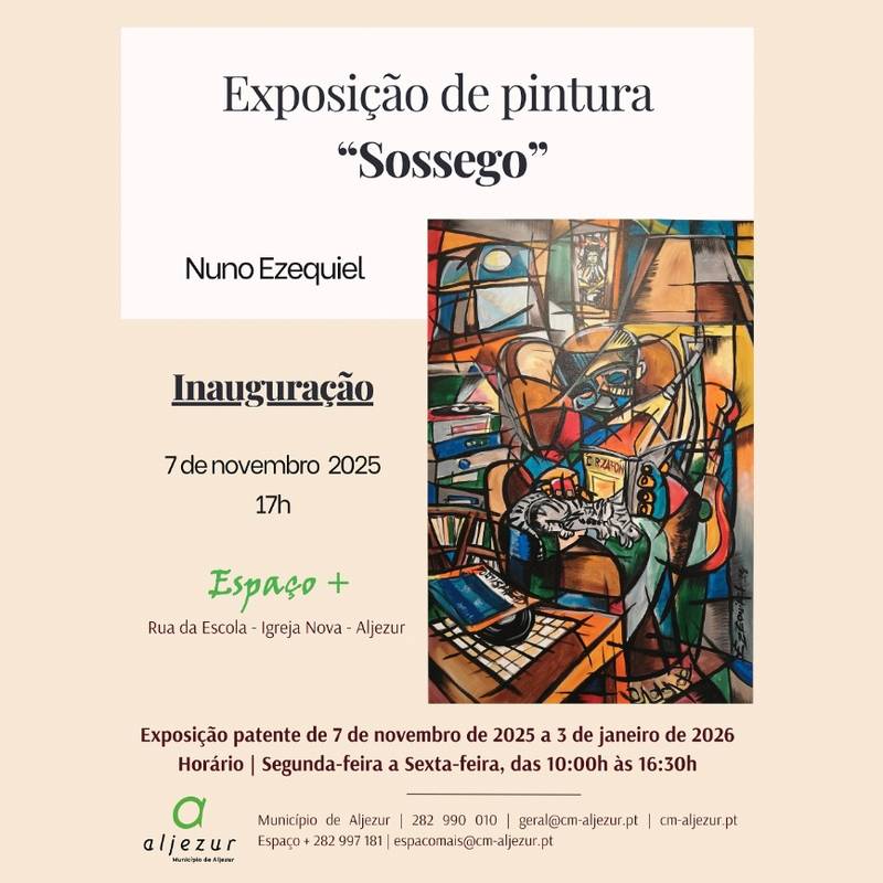 Inauguração da Exposição “Sossego” de Nuno Ezequiel
