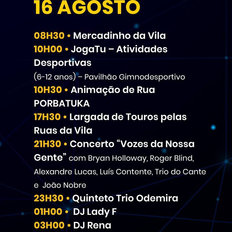 Festas de Santa Maria 2025