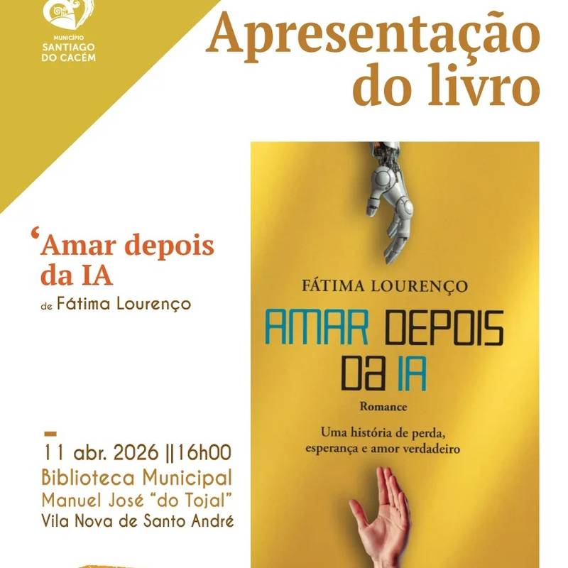 Apresentação do livro “Amar depois da ia”