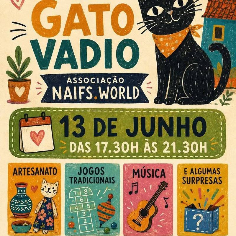 Gato vadio, mercadinho