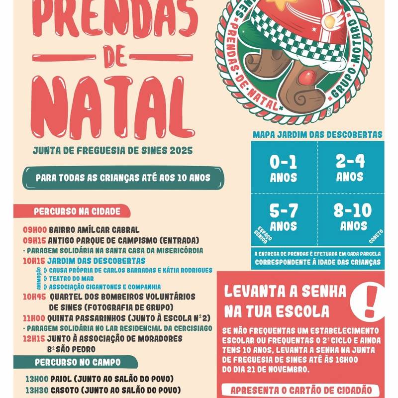 Prendas de natal 2025