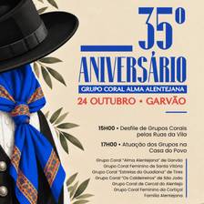 35º aniversário do grupo coral alma alentejana de garvão