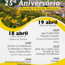 25.º Aniversário da Elevação de Odeceixe a Vila