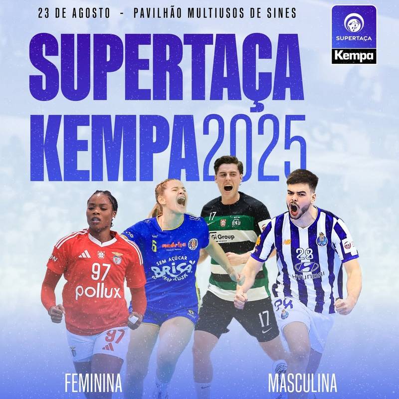 Supertaça Kempa, feminina e masculina, na modalidade de andebol
