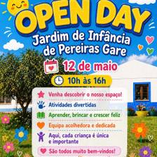 Dia aberto nos Jardins de Infância de Pereiras-Gare