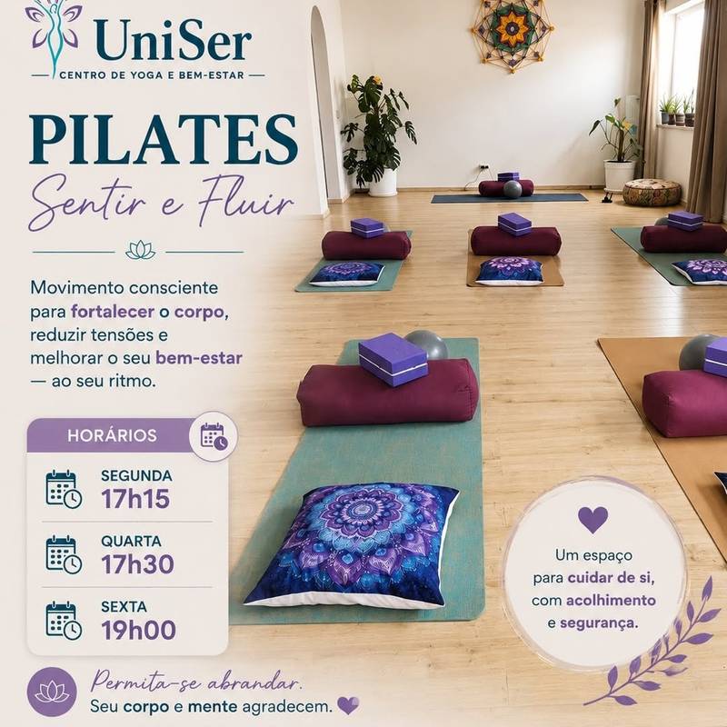 Pilates Sentir e Fluir