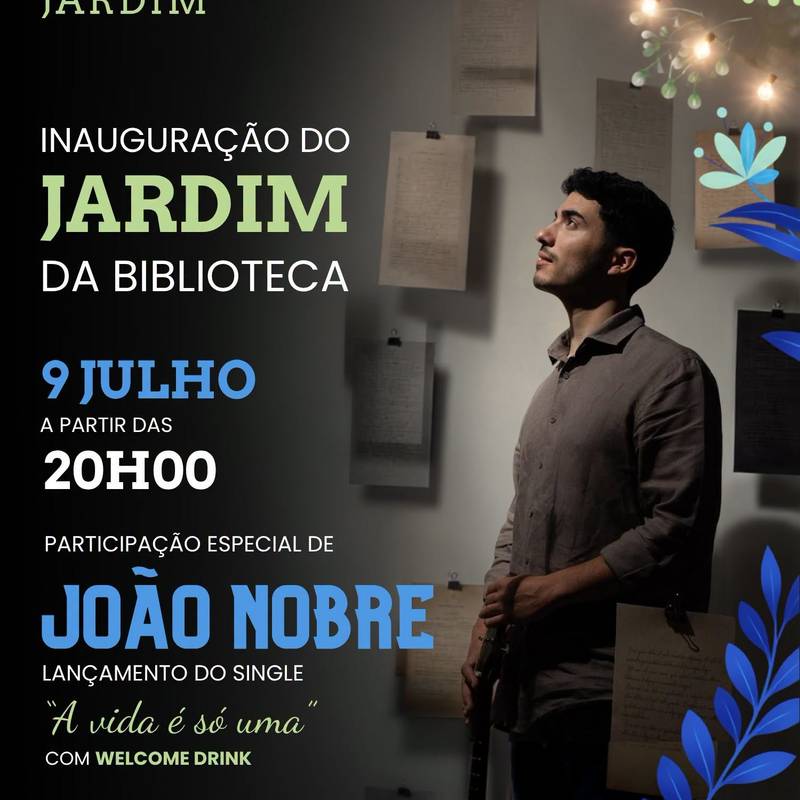 Inauguração do Jardim da Biblioteca Municipal
