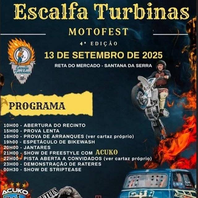 Escalfa turbinas motofest - 4ª edição