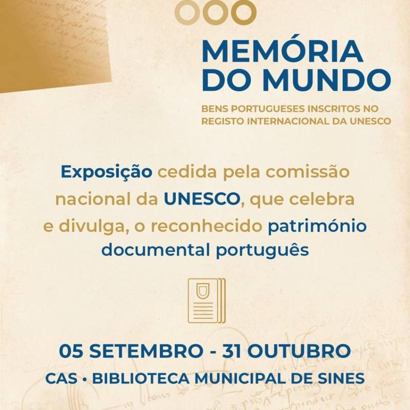 Exposição 'Memória do Mundo' | Bens portugueses inscritos no Registo Internacional da unesco