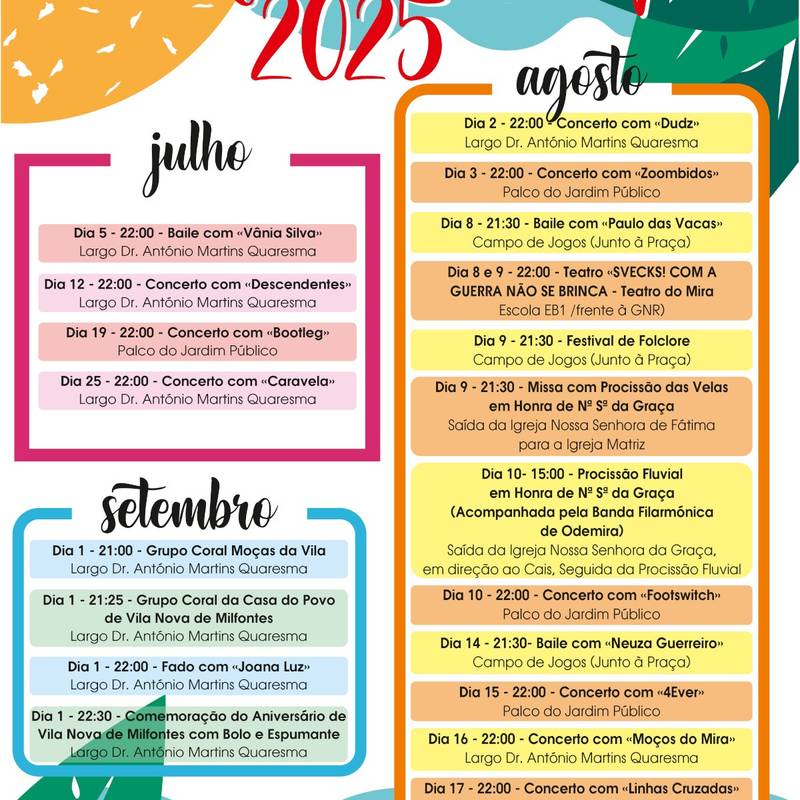 Festas da Vila 2025