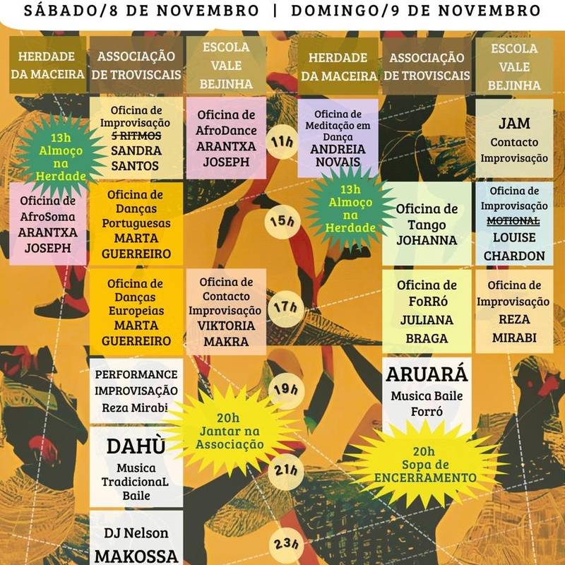 A primeira edição do Festival Tradimprovisações
