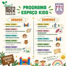 Espaço kids | festa da batata-doce