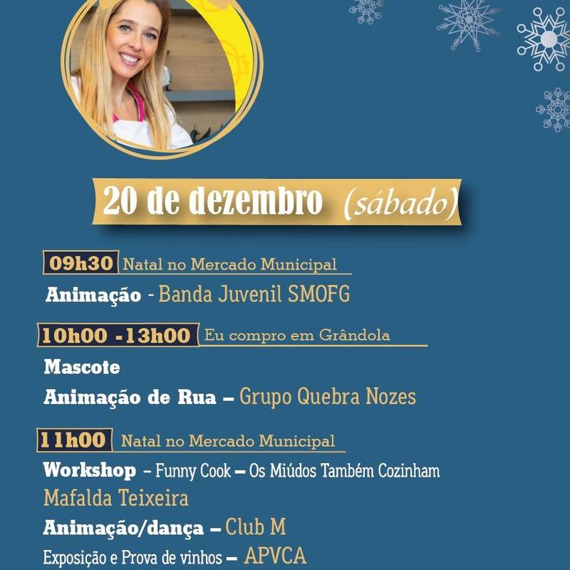 Natal é no Mercado Municipal de Grândola