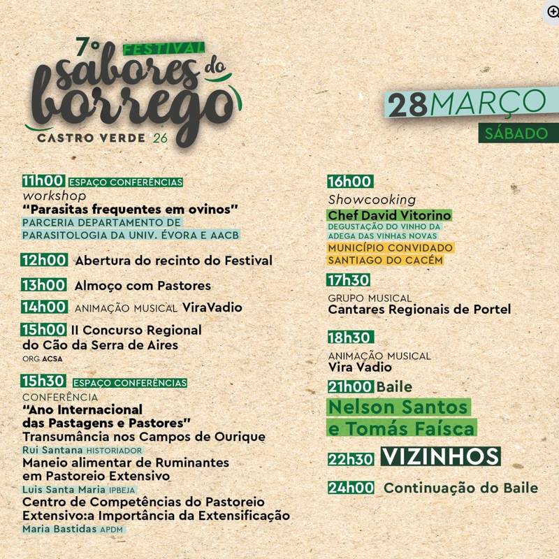 7º festival sabores do borrego