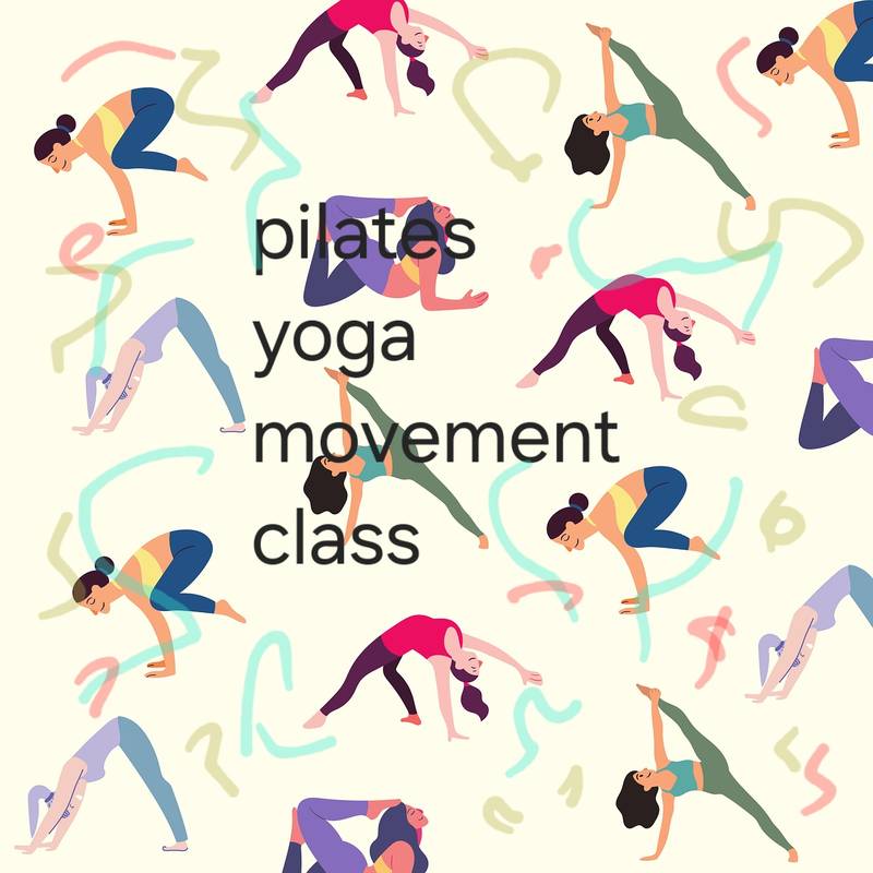 Aula de movimentos de Pilates e ioga