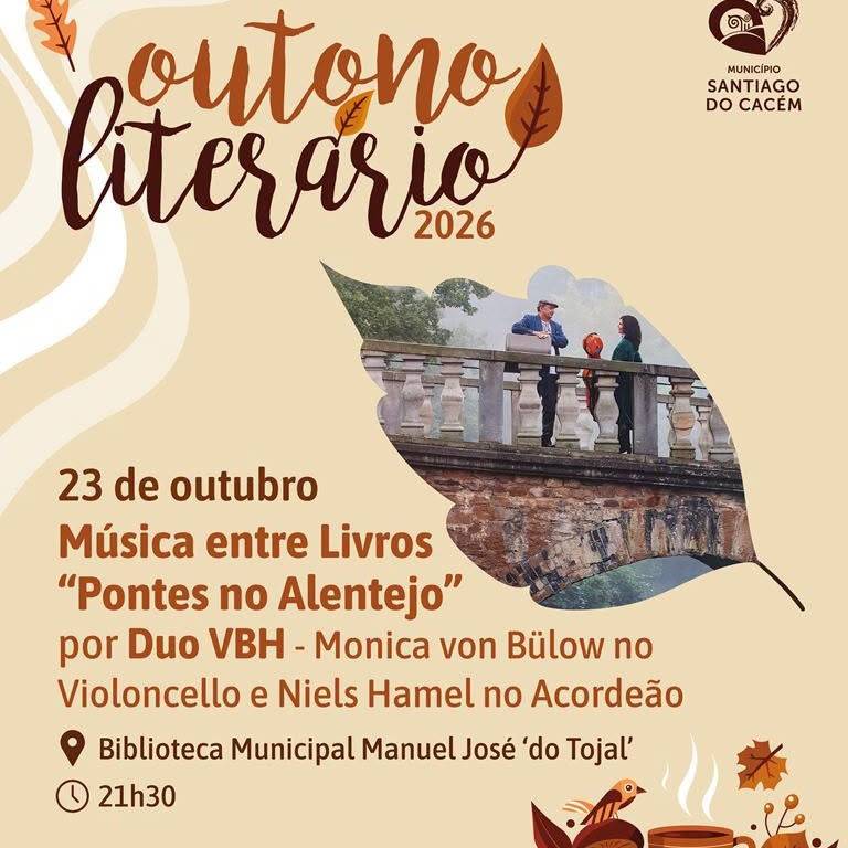 Outono Literário | Música entre Livros “Pontes no Alentejo”