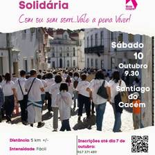 Caminhada solidária