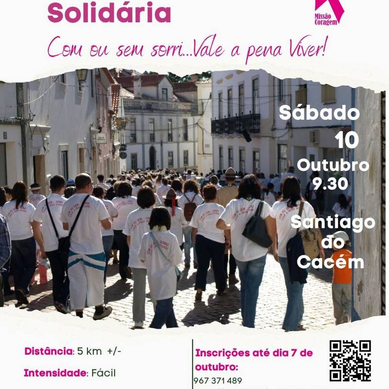 Caminhada solidária
