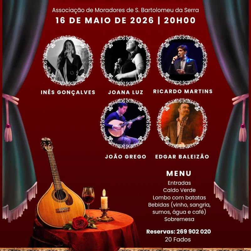 V Noite de Fados em s. Bartolomeu da Serra