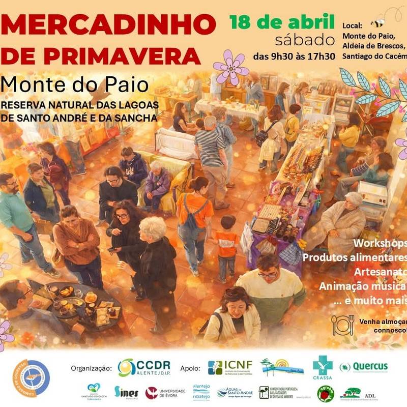 Mercadinho de Primavera no Monte do Paio