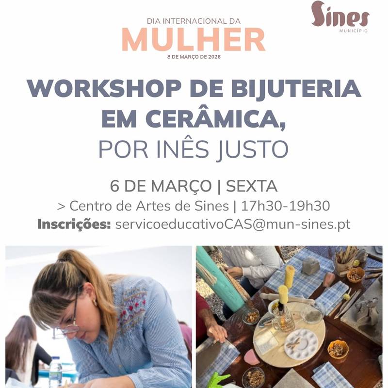 O Workshop de Bijuteria em Cerâmica