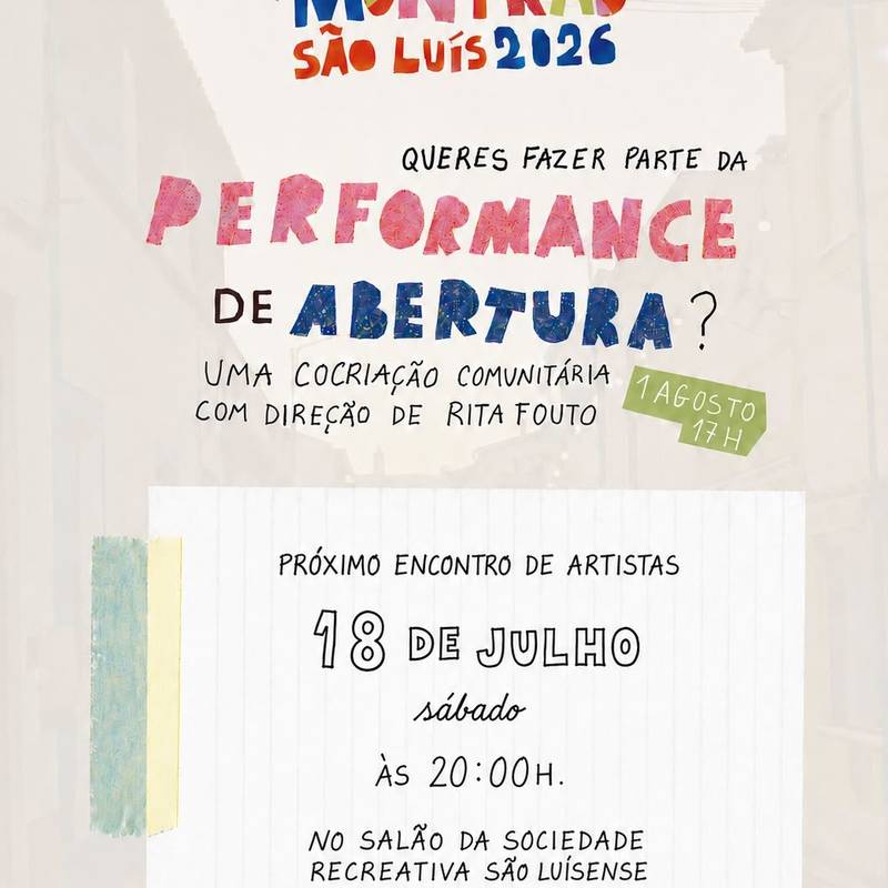 performance de abertura do Festival