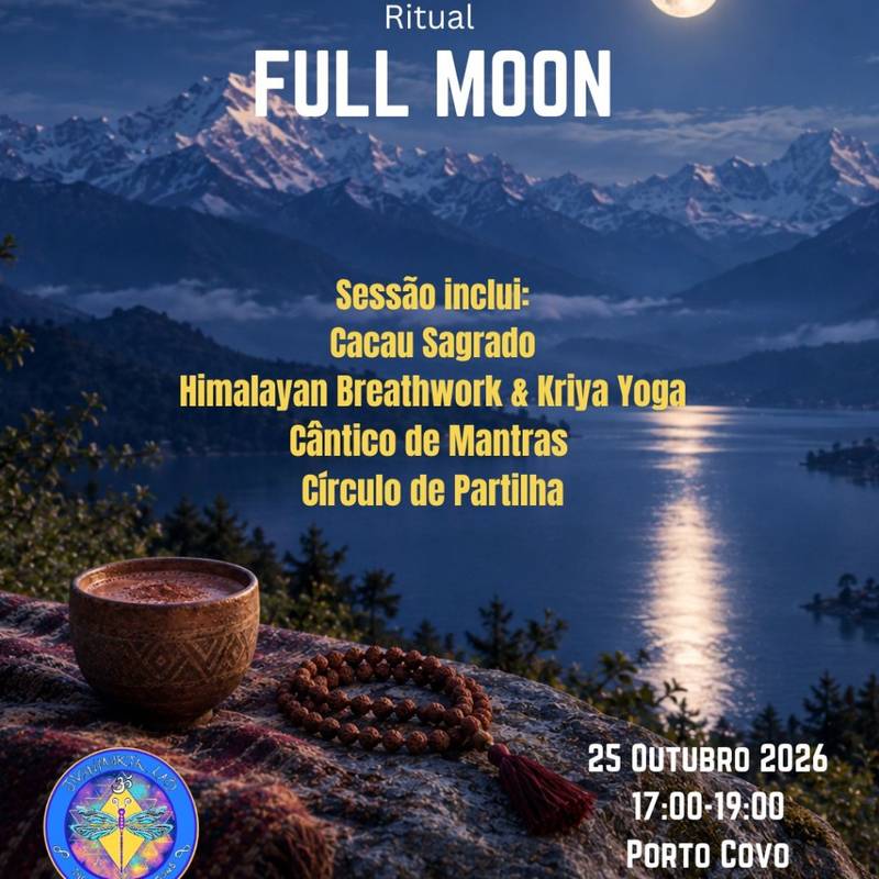 Ritual de Lua Cheia com Cacau Sagrado