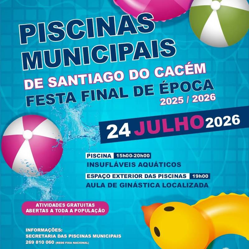 Festa Final de Época 2025/2026 – Piscinas Municipais