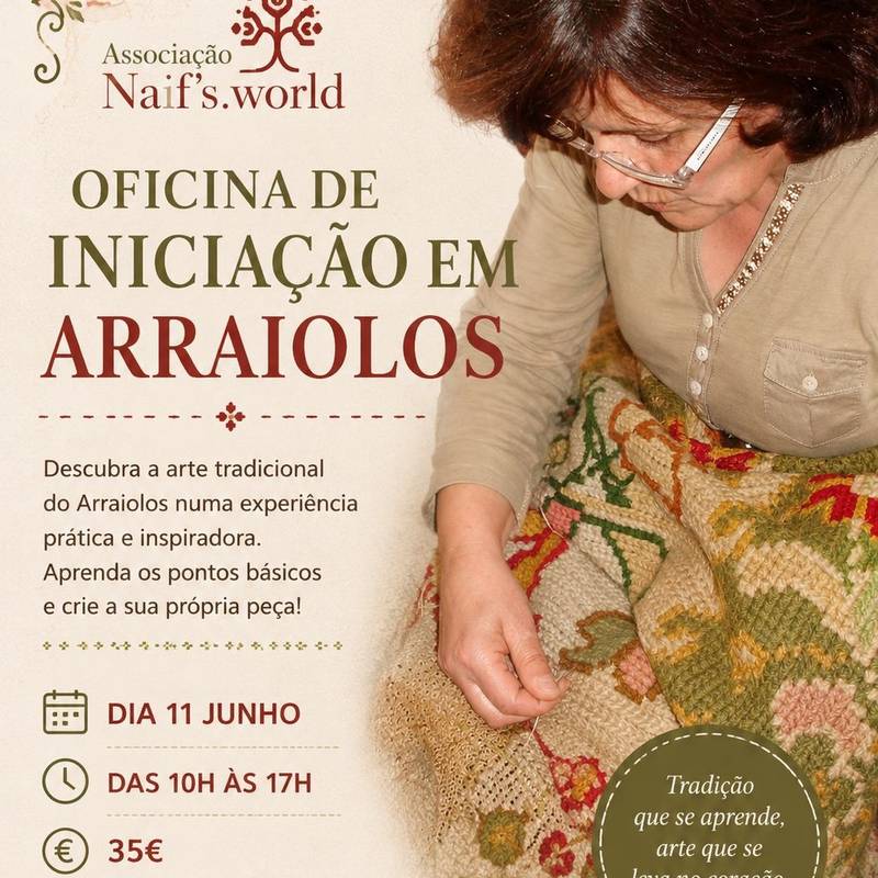 Oficina de Iniciação em arraiolos