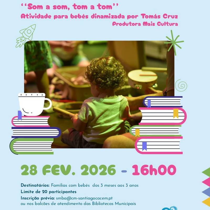 A atividade para bebés “Som a som, tom a tom”