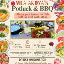 Potluck e Churrasco da Vila Akoya