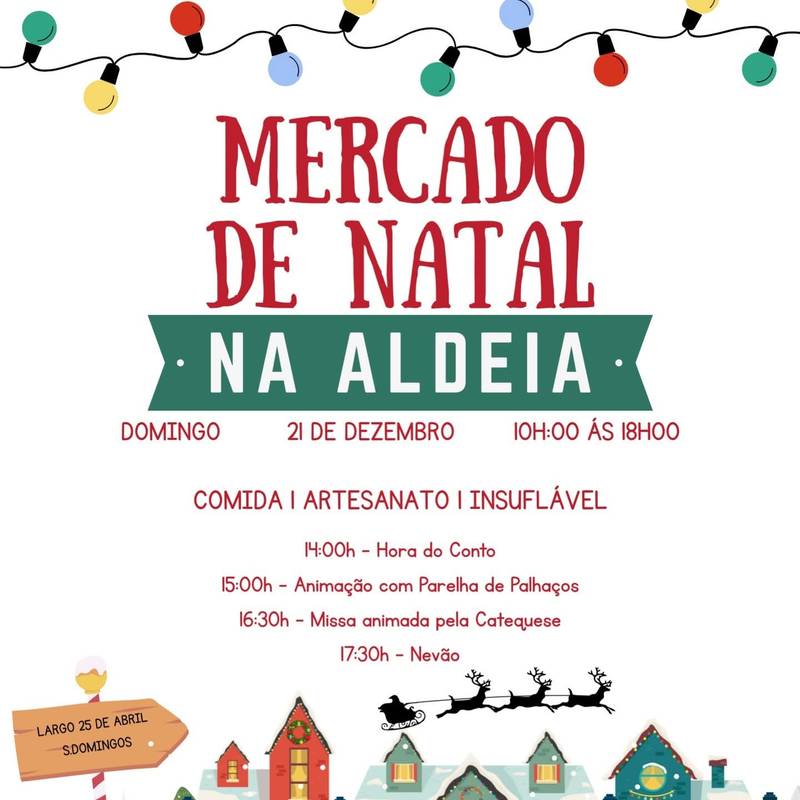 Mercado de Natal na Aldeia