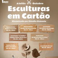 Ateliês “Esculturas em Cartão” / Cláudia Clemente