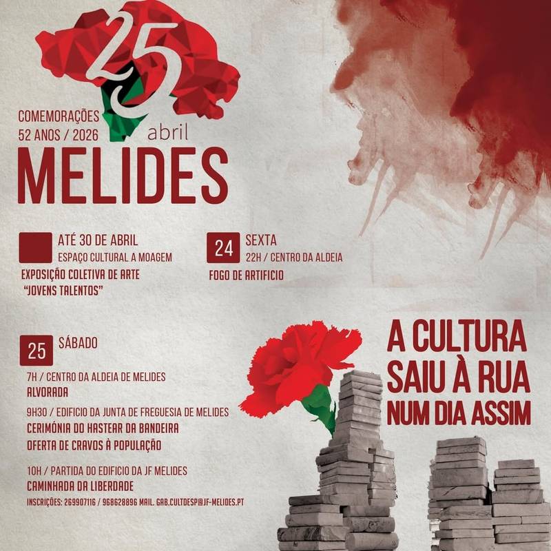 Comemorações do 25 de Abril de 1974 na Freguesia de Melides