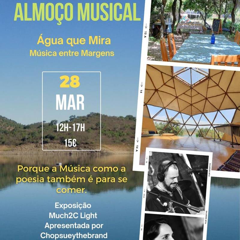 Almoço musical – água que mira
