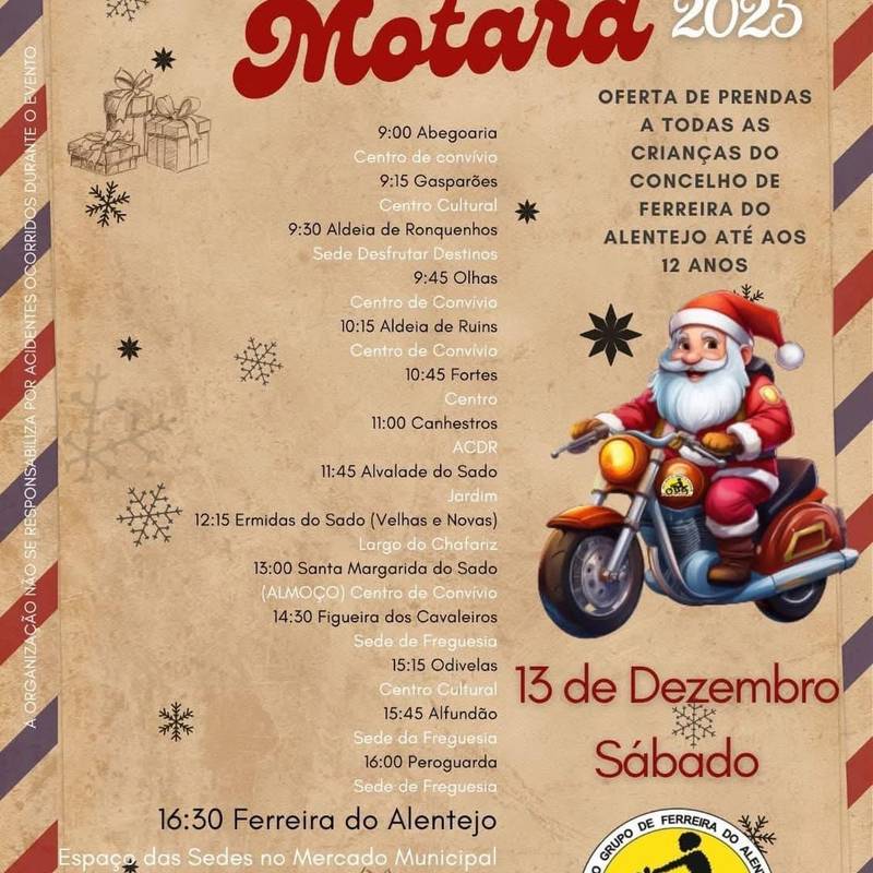 Pai natal motard