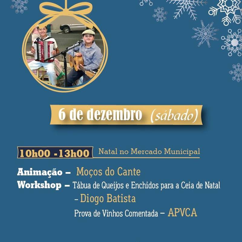 Natal é no Mercado Municipal de Grândola