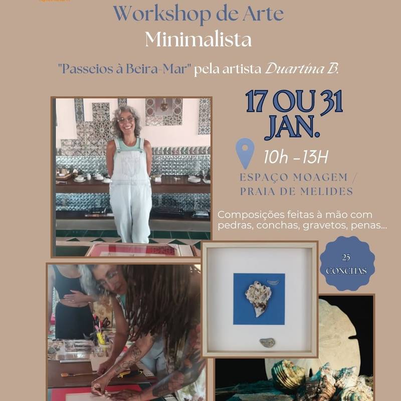 Workshop de Arte Minimalista, sob o Tema